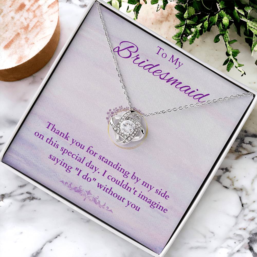Bridesmaid v1 - Love Knot Necklace