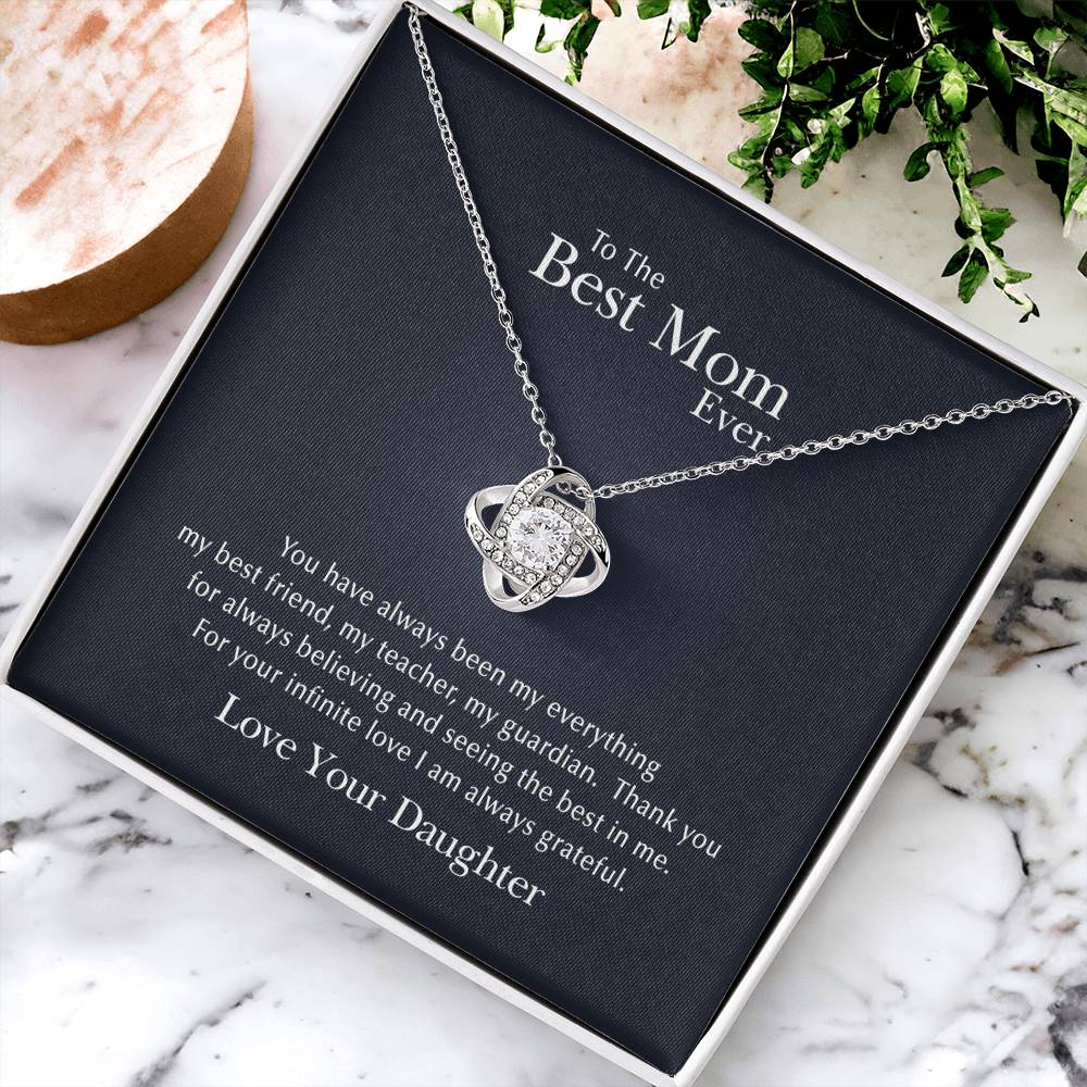 Infinite Love Love Knot Necklace