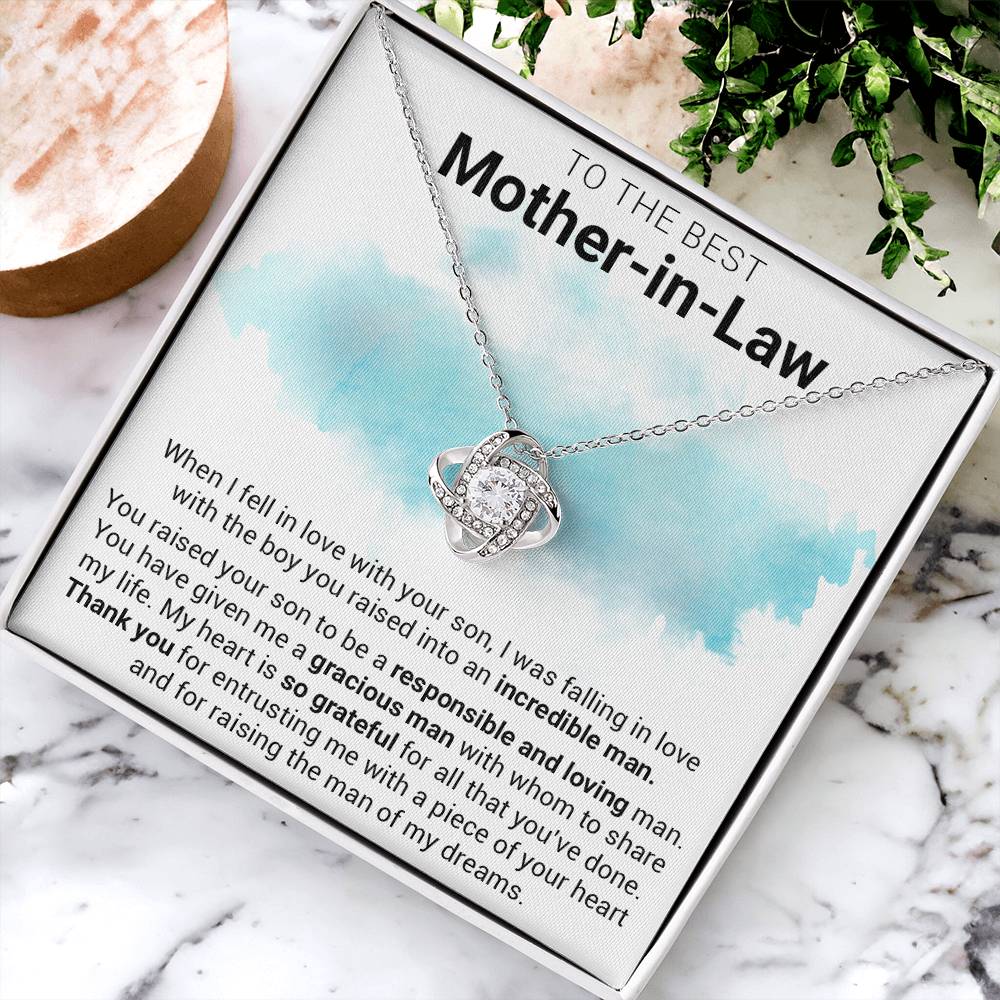 Gift For Mother-In-Law - Entrust Me - Love Knot Love Knot Necklace