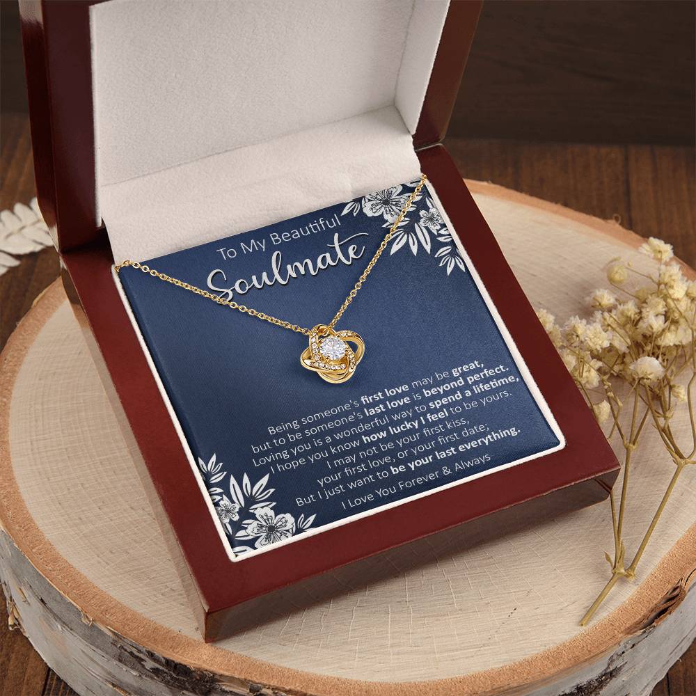 Gift For Your Soulmate - A Life Time - Love Knot Love Knot Necklace