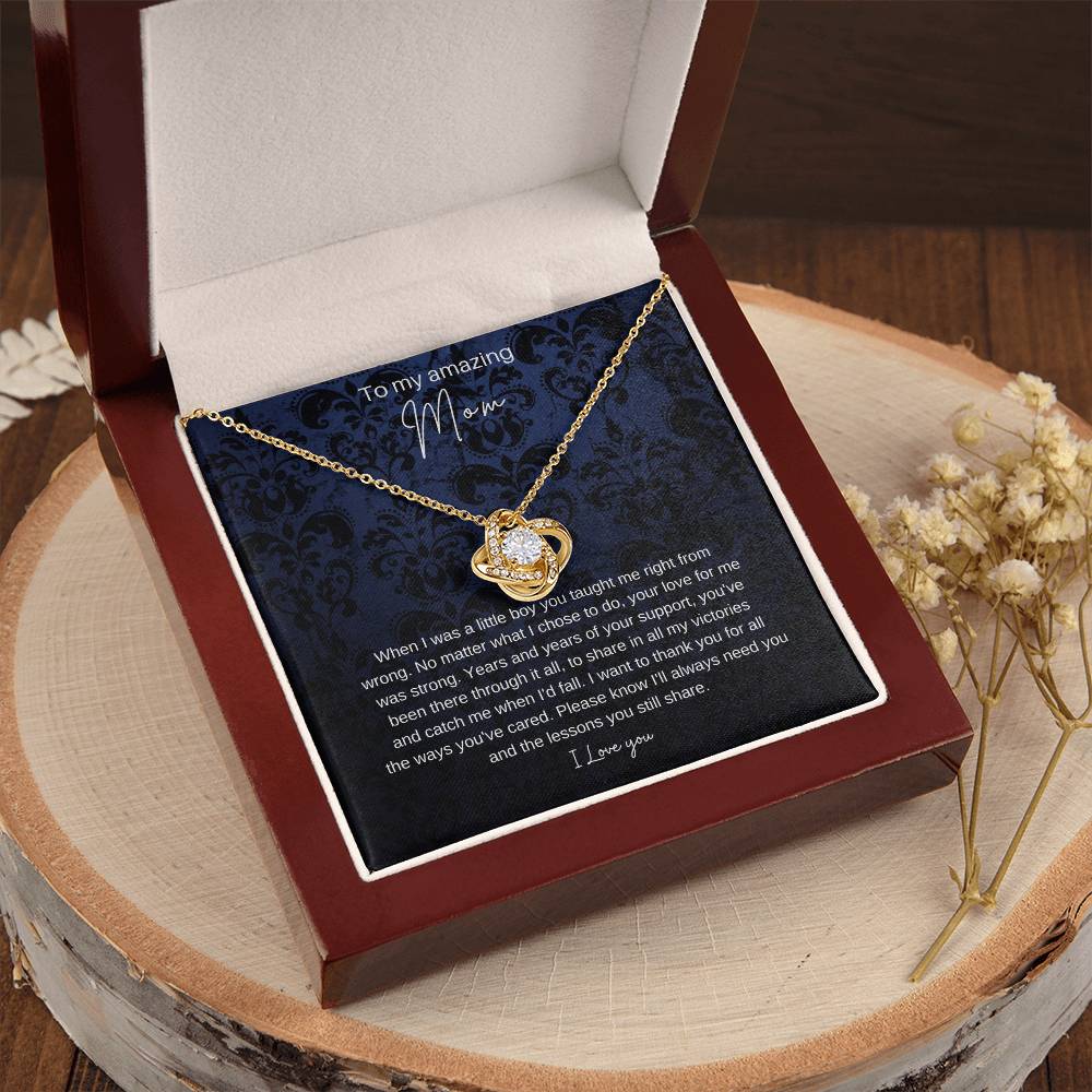 To My Amazing Mom - Loveknotnecklace Love Knot Necklace