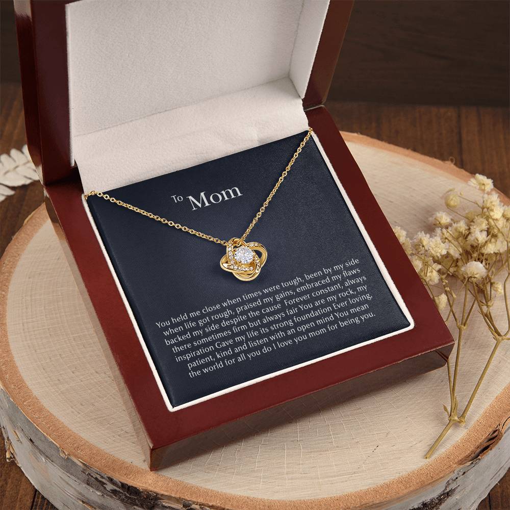 Forever Constant Love Knot Necklace