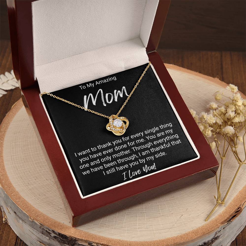 Love Knot Necklace For Mom 1 Love Knot Necklace