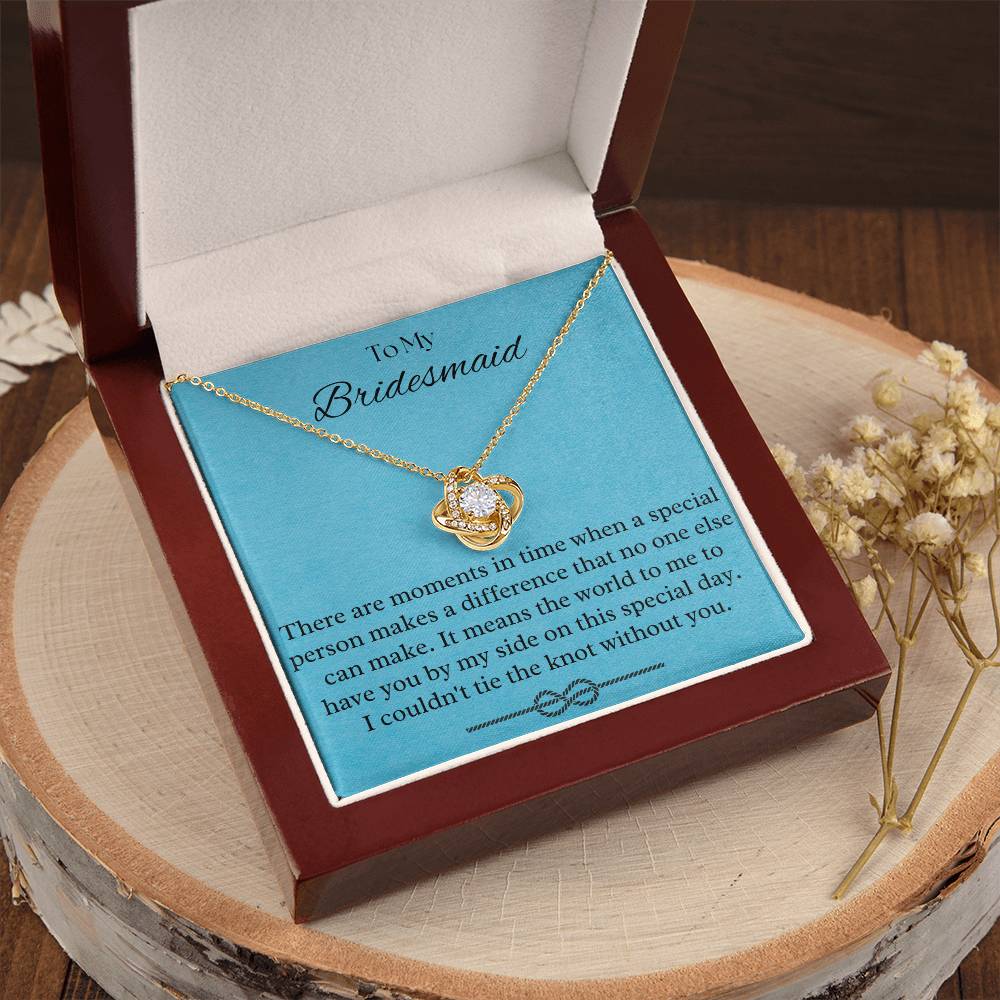 Bridesmai Love Knot Necklace