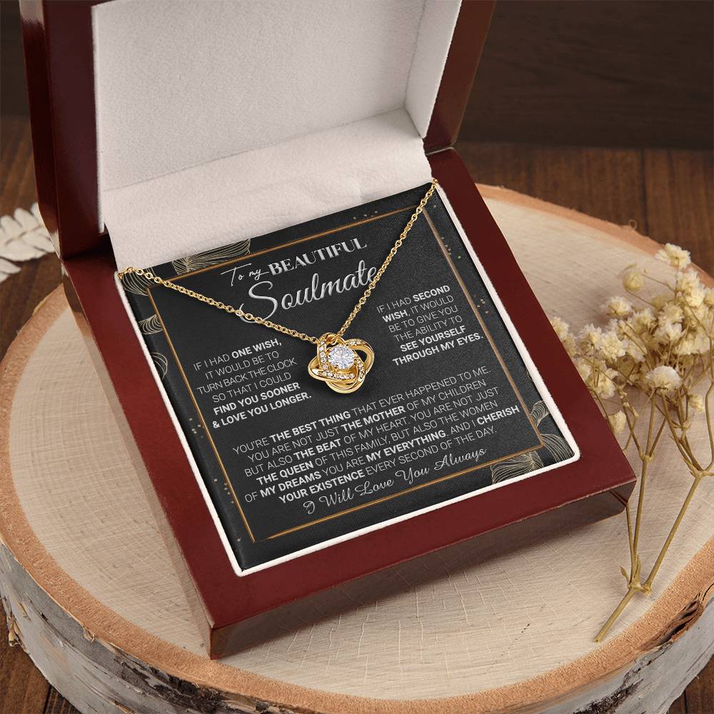 Gift For Your Soulmate - The Queen - Love Knot Love Knot Necklace