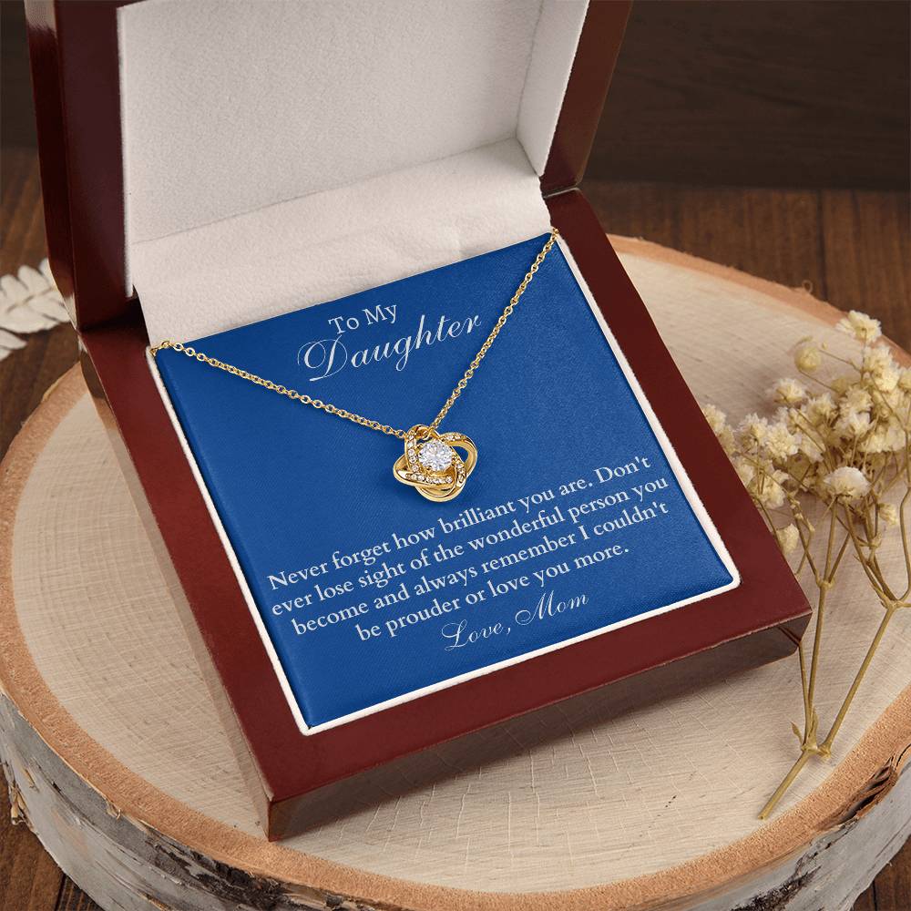 Happy Birthday Or Just To Say I Lo Love Knot Necklace