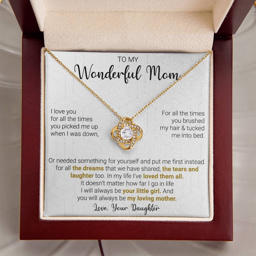 Gift For Mom - The Lau Love Knot Necklace