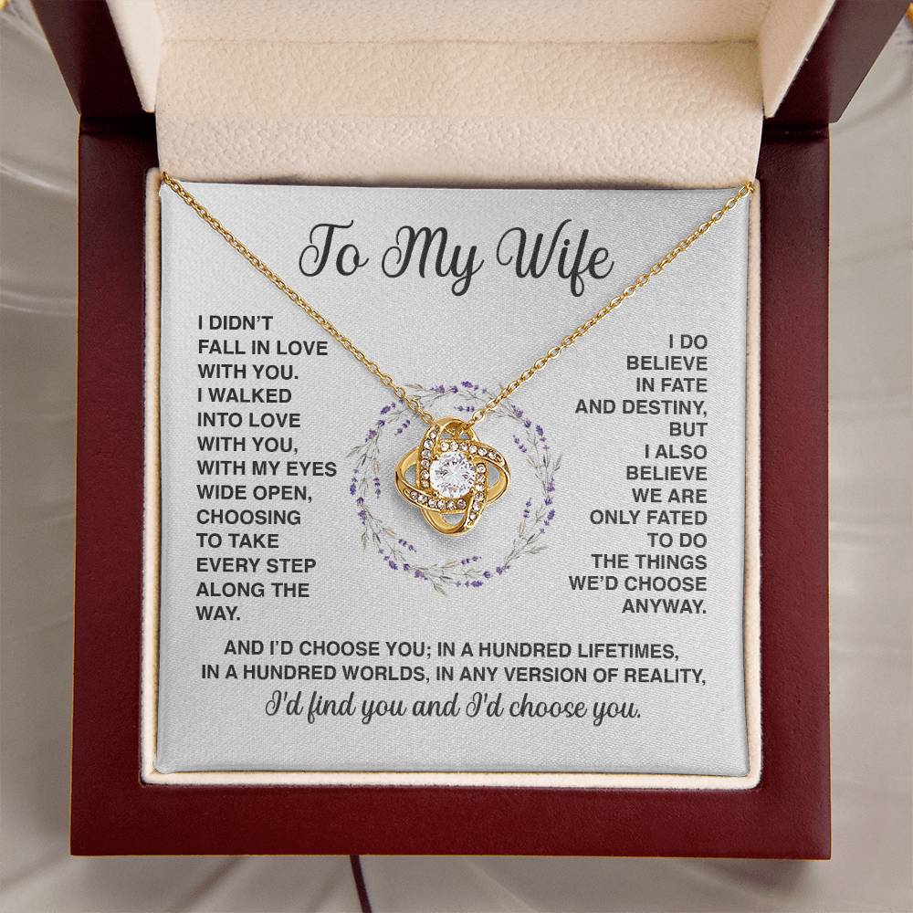 Delivery By Mother's Day Wf031   Gift Fo Love Knot Necklace