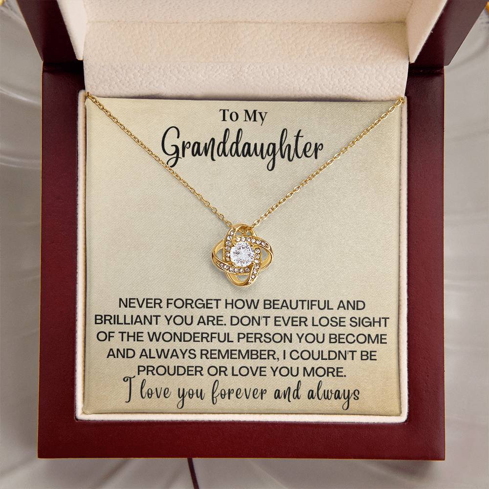 Just To Say I Love You  Gd Love Knot Necklace