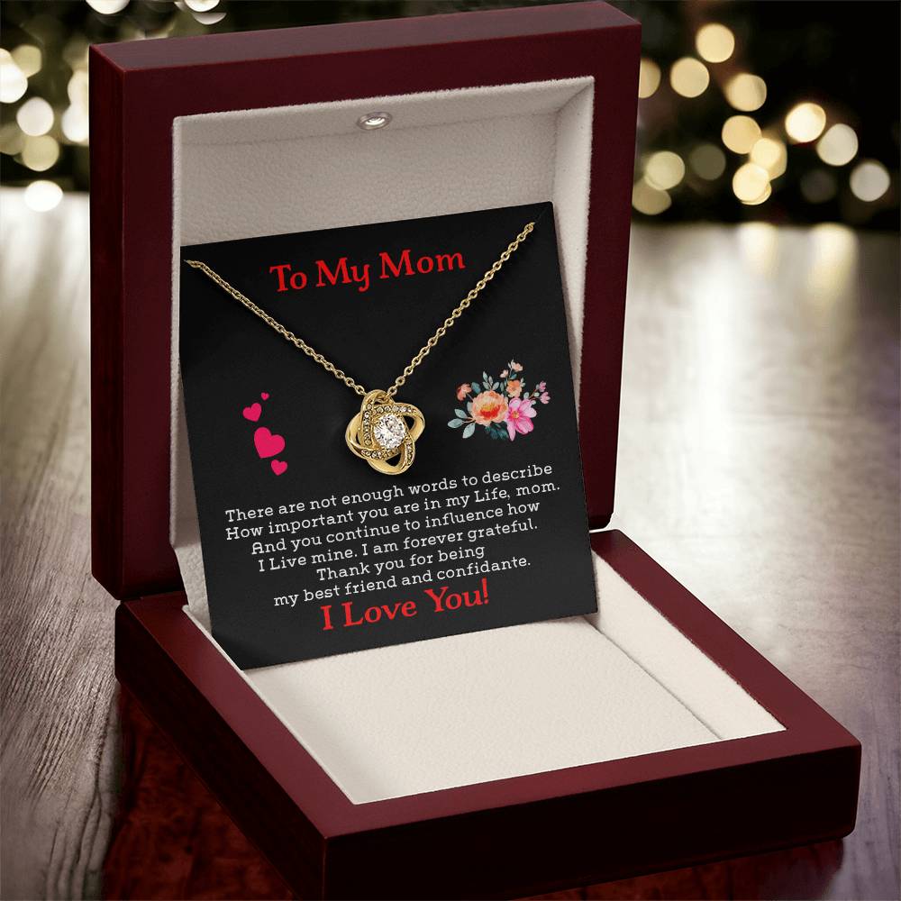 Gift For Mom - Love Knot Necklace 6 Love Knot Necklace