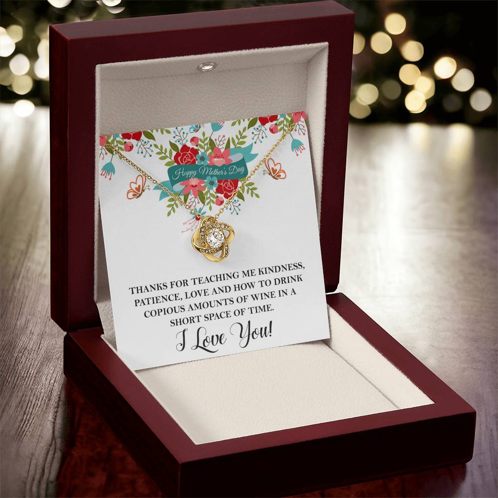 Thanks For Teaching Me - Love Knot Necklace Love Knot Necklace