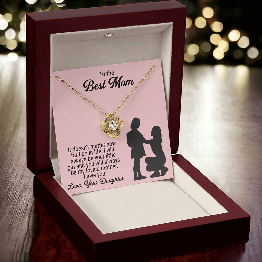 Mothers Day Gift Idea Mothers Day Necklaces For Mom From Daughter Mothers Day Gift From Daughter Gifts For Mom Birthday Love Knot Necklace