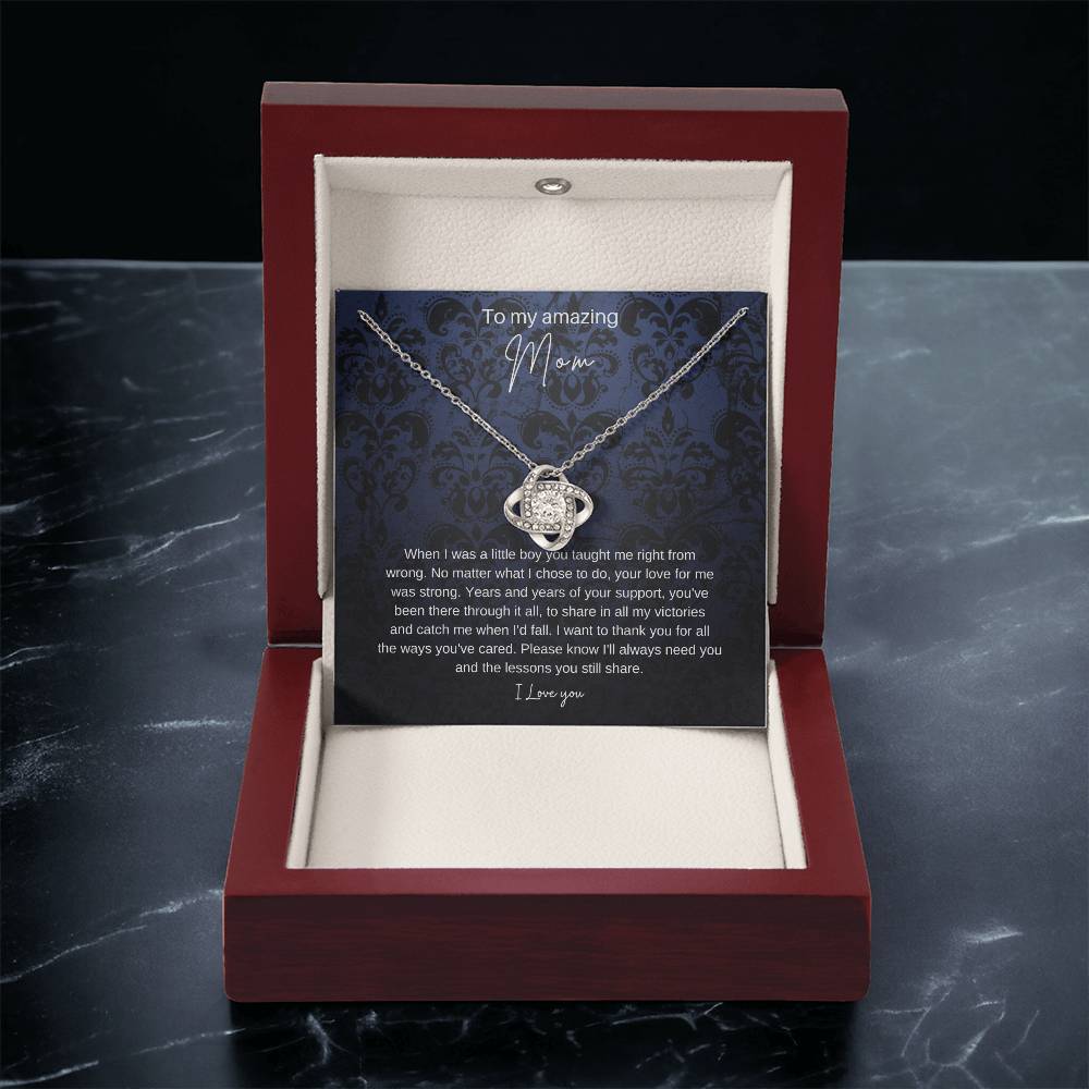 To My Amazing Mom - Loveknotnecklace Love Knot Necklace
