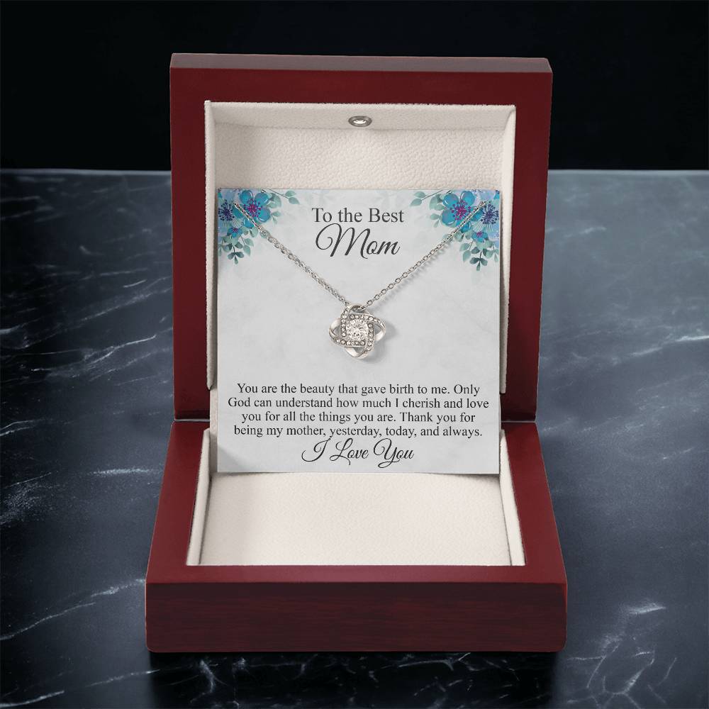 Mothers Day Gift Idea Mothers Day Necklaces For Mom From Daughter Mothers Day Gift From Daughter Gifts For Mom Birthday Gift From Son 1 Love Knot Necklace