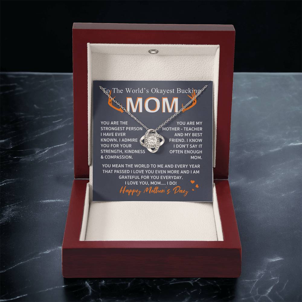 Hilarious Mother's Day Necklace Love Knot Necklace