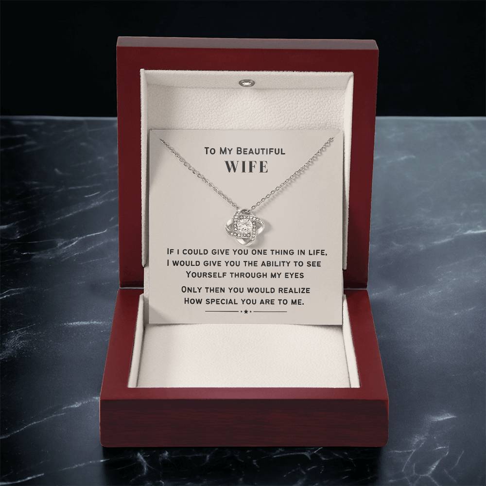 How Special Y Love Knot Necklace