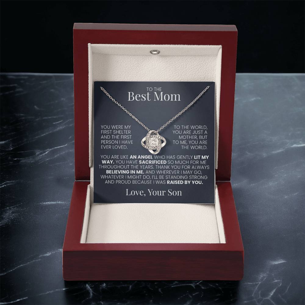 Mother - First Shelter 1 Love Knot Necklace