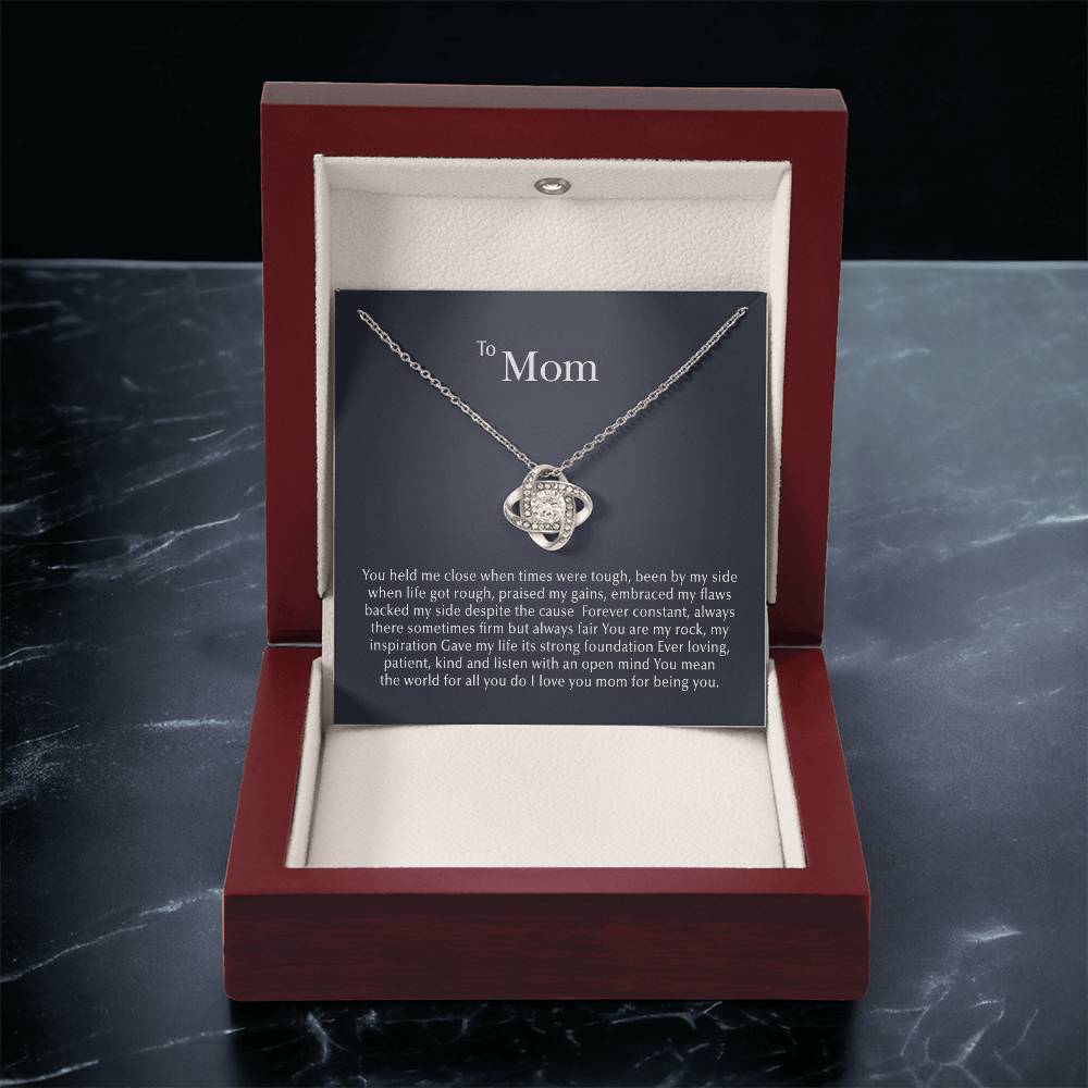 Forever Constant Love Knot Necklace
