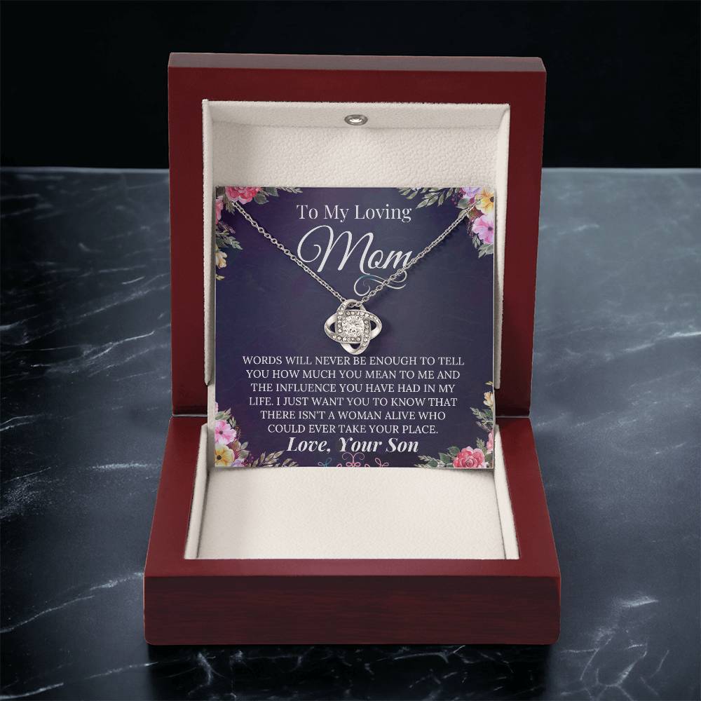 Heartfelt Mother's Day Ne Love Knot Necklace