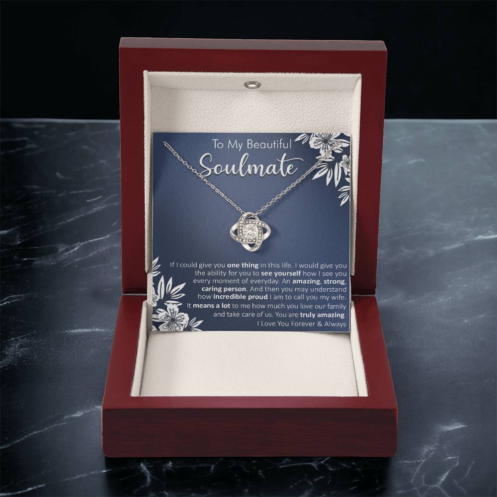 Gift For Your Soulmate - Our Family - Love Knot Love Knot Necklace