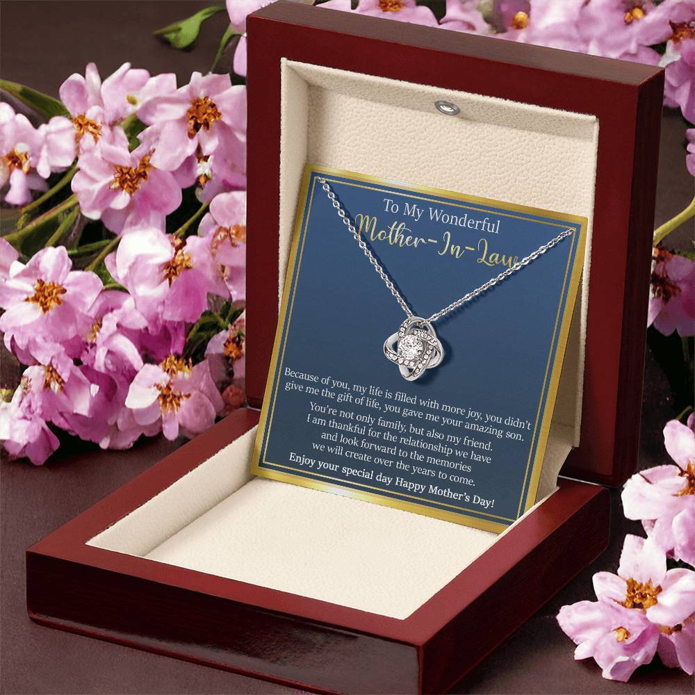 Gift For Mother-In-Law - The Memories - Love Knot Love Knot Necklace