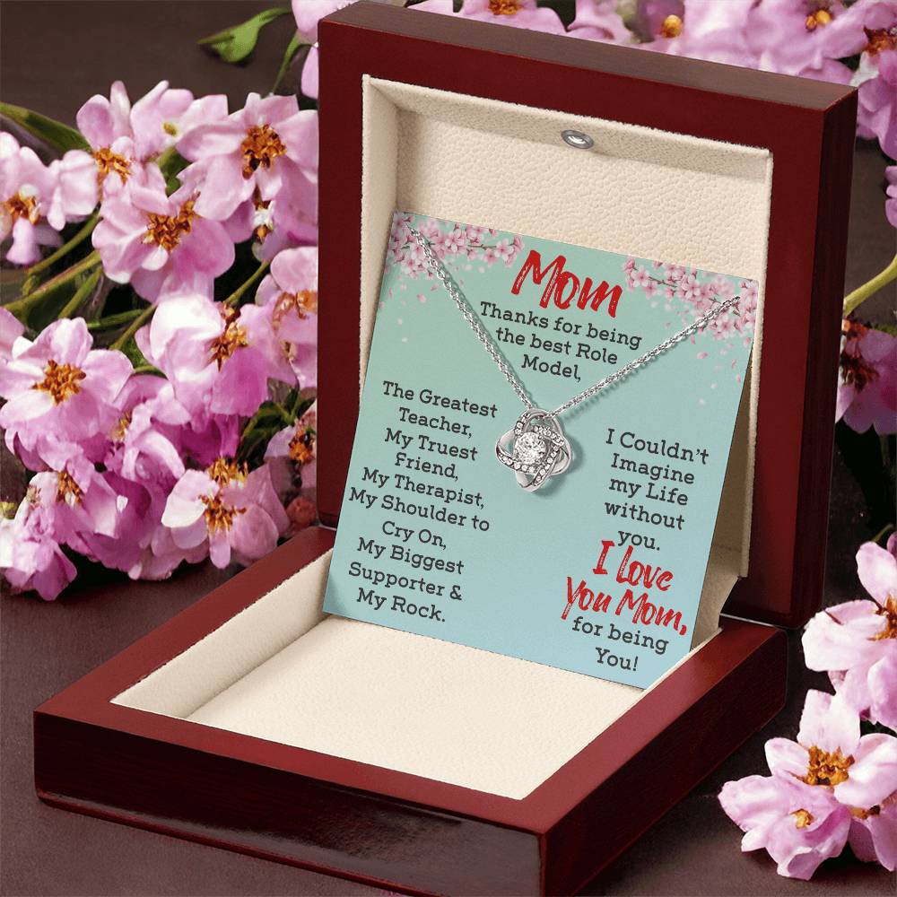 Exclusive Necklace Gift For Mom Love Knot Necklace