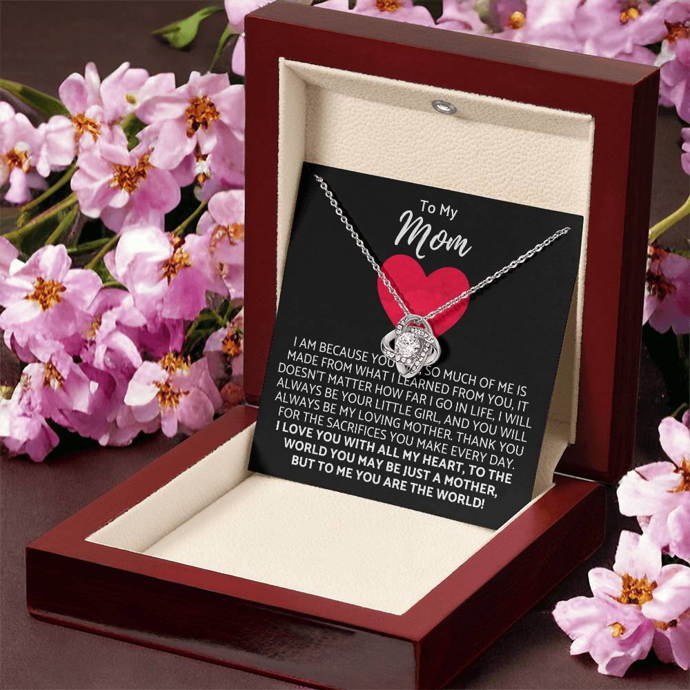 Premium Mother's Day Necklace Customize Gift For Your Loving Mom! ❤️ 3 Love Knot Necklace