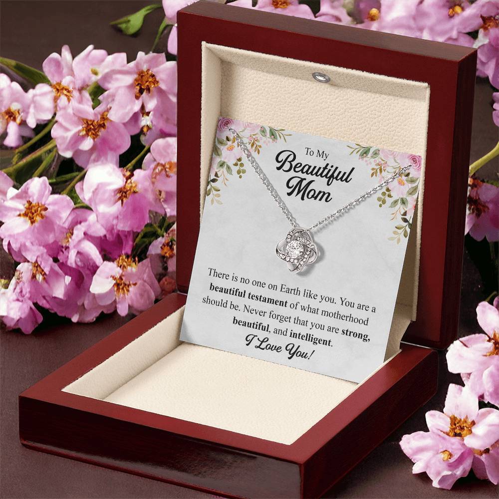 Mothers Day Gift From Daughter Mother Of The Groom Gift From Son Presents For Mom Birthday Sentimental Jewelry Necklace For Mom 3 Love Knot Necklace