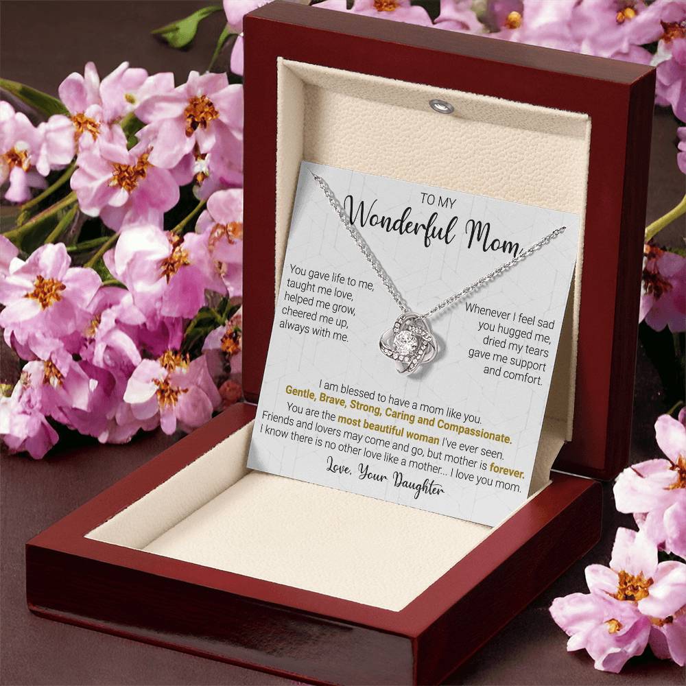 Gift For Mom - Cheer Me Up - Love Knot Love Knot Necklace