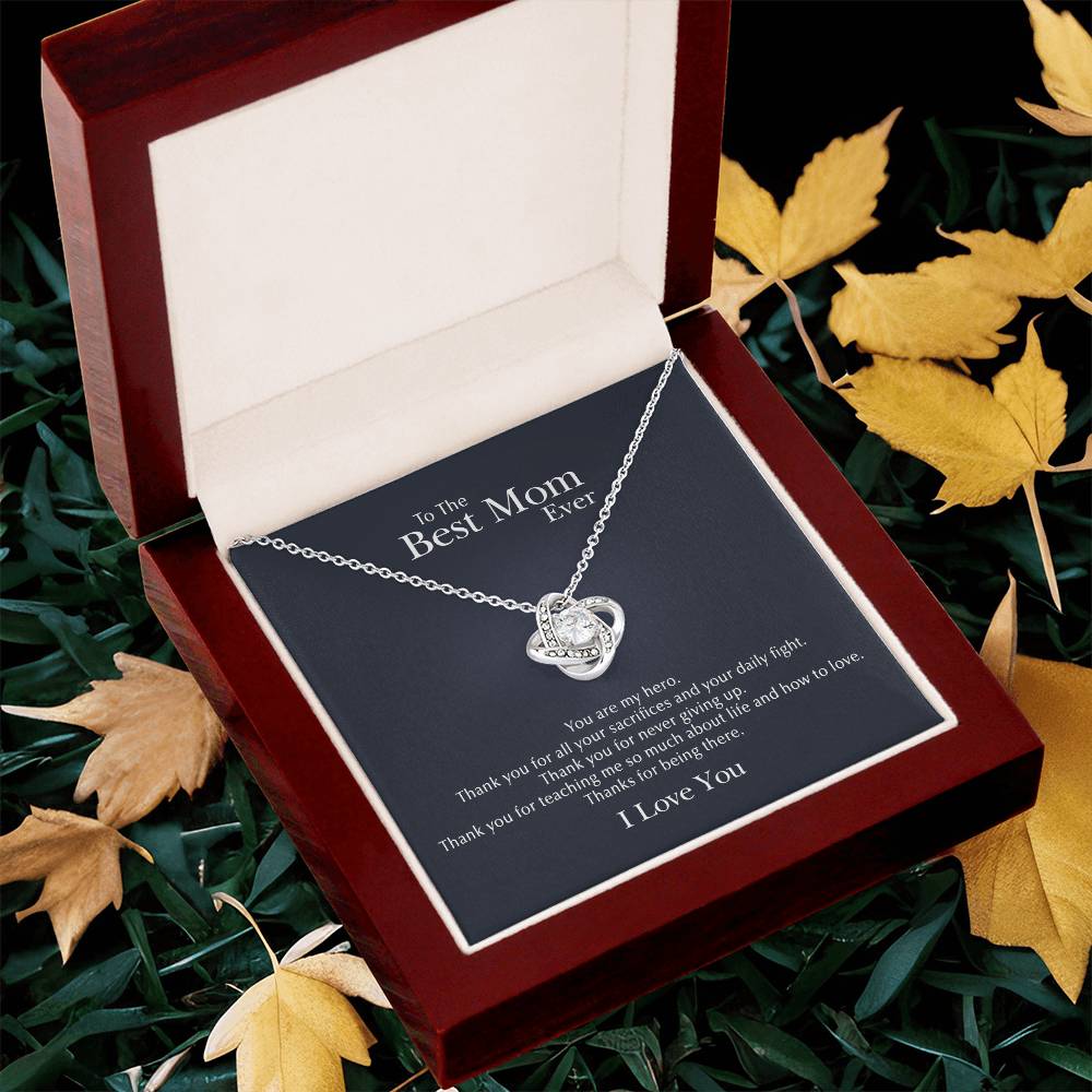 My Hero Love Knot Necklace