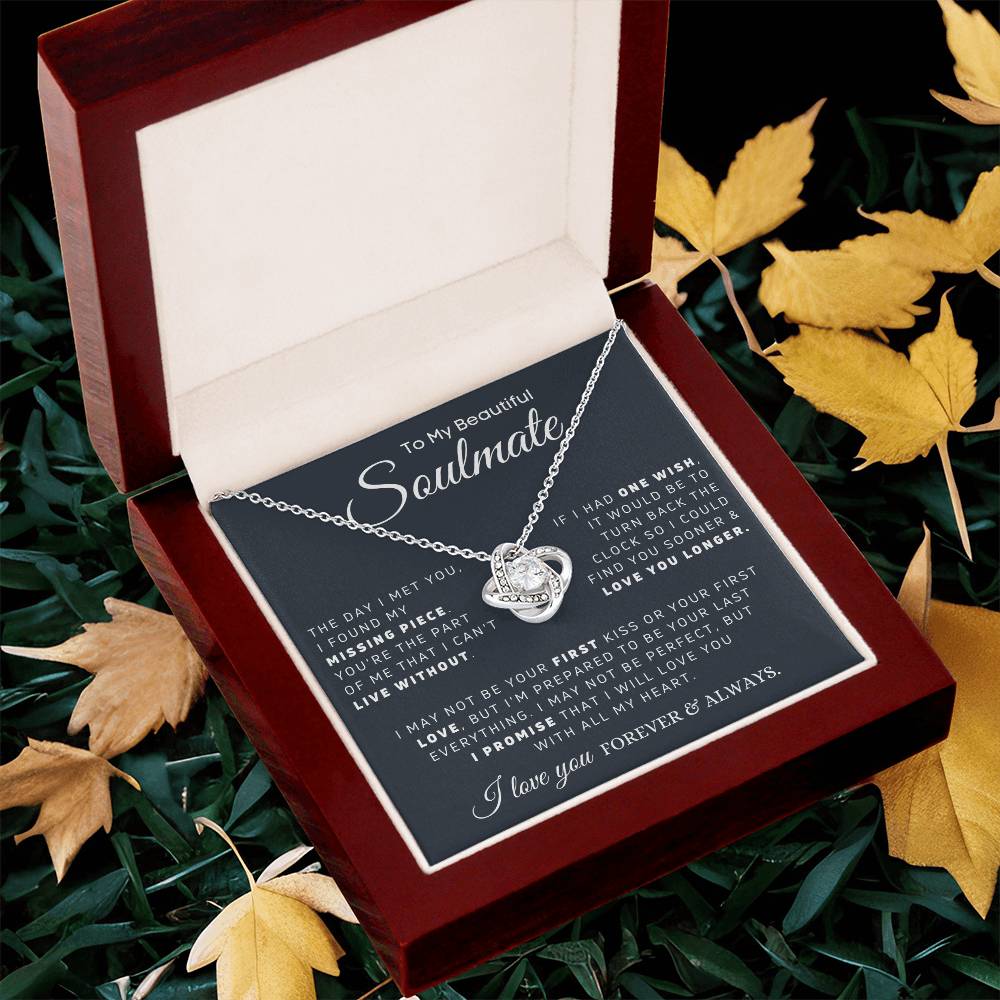 Soulmate - My Missing Pi Love Knot Necklace