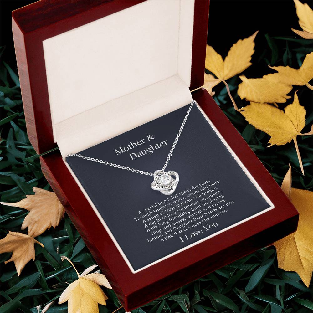 Mother & Daughter Specia Love Knot Necklace