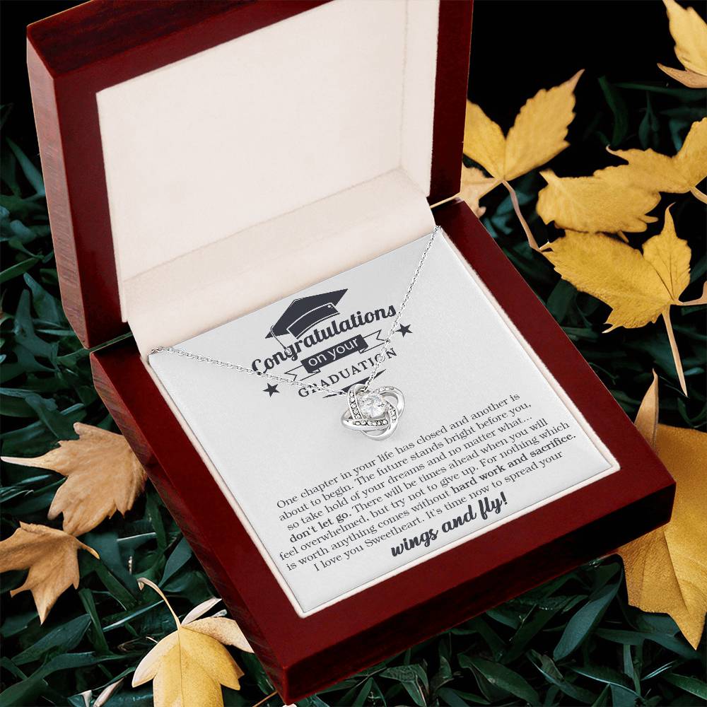 Graduation Gift For Her Graduate Ne Love Knot Necklace