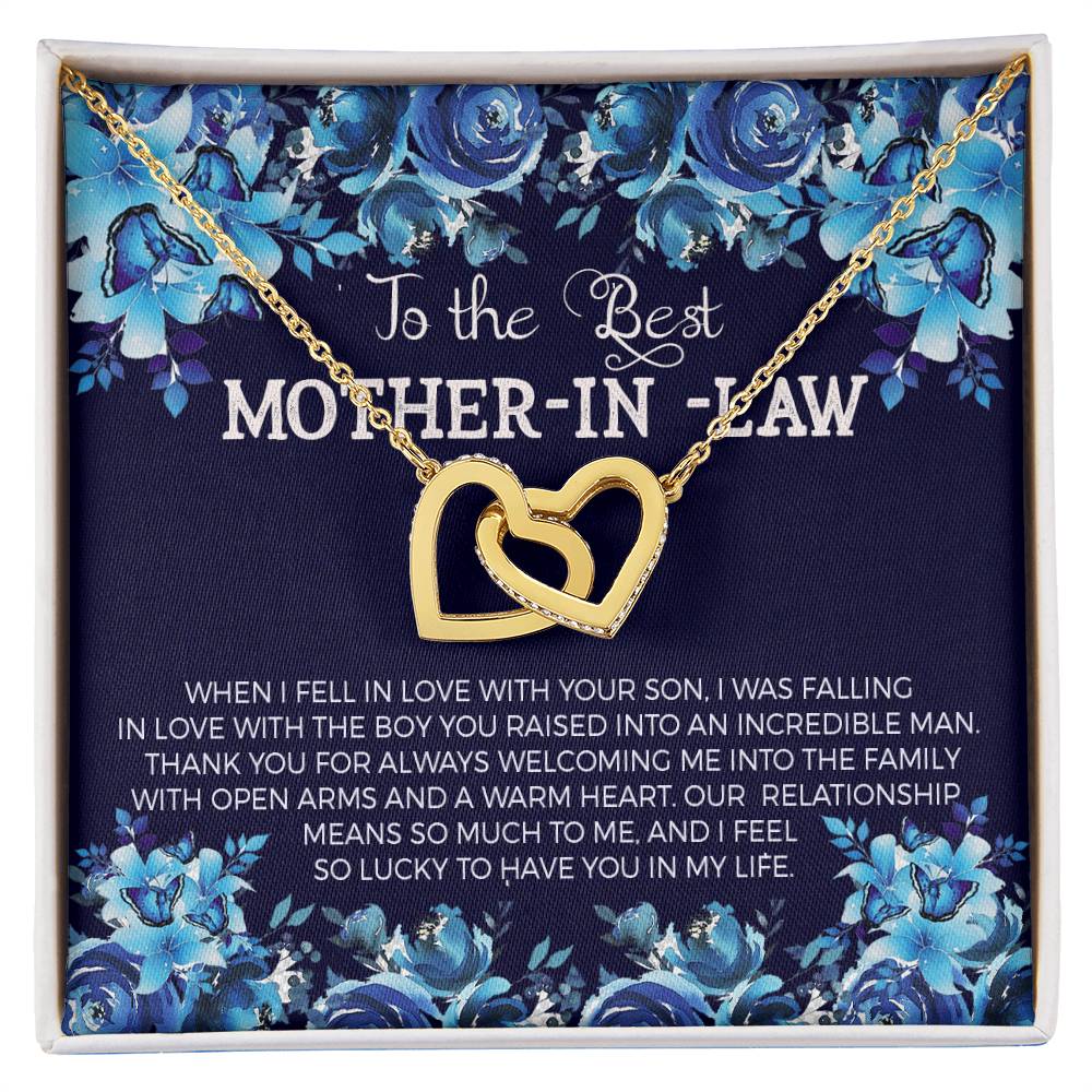 Mothers Day Gift From Daughter Son - Mother Necklace Gifts For Mom Mom Necklace Interlocking Hearts Interlocking Hearts Necklace