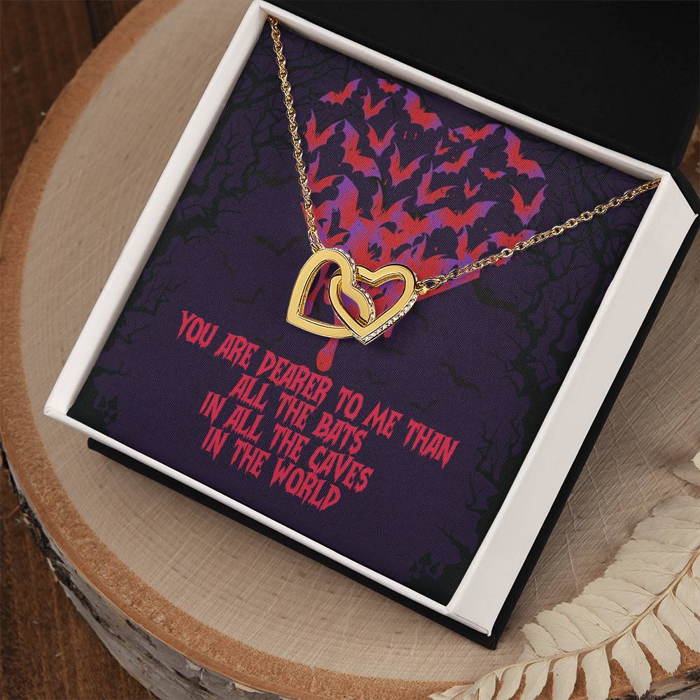 Dearer To Me Interlocking Interlocking Hearts Necklace