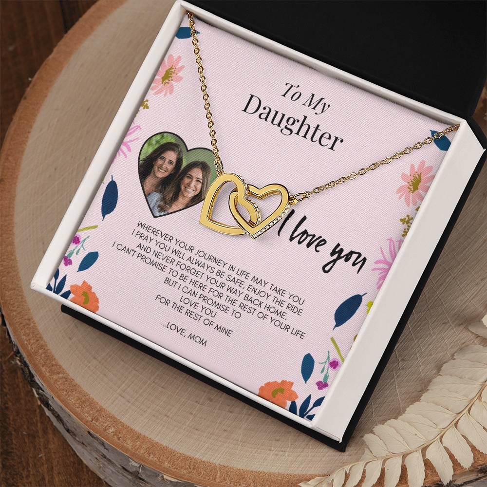 TOD189~1 Interlocking Hearts Necklace