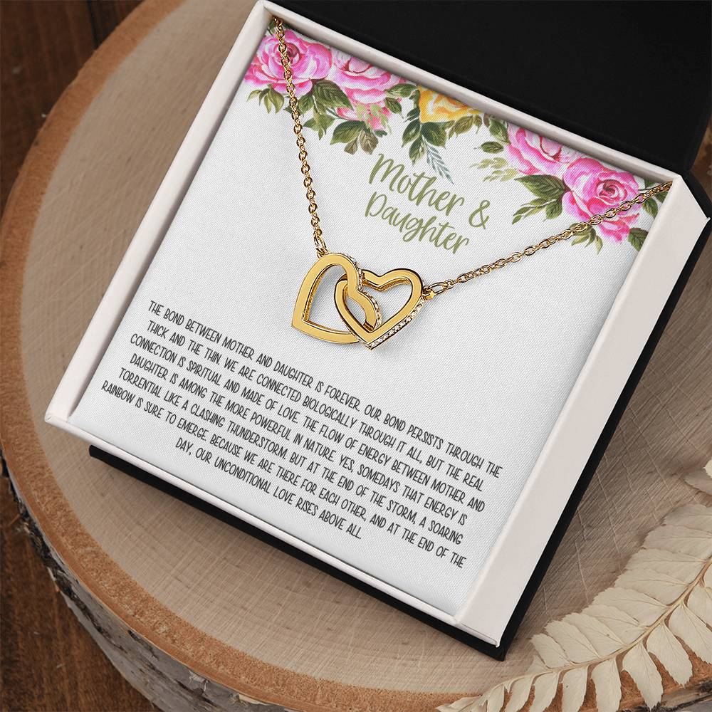 Mother Daughter Gift Necklace Mother'S Day Gift Gifts For Mom Mom Necklace Interlocking Hearts Necklace
