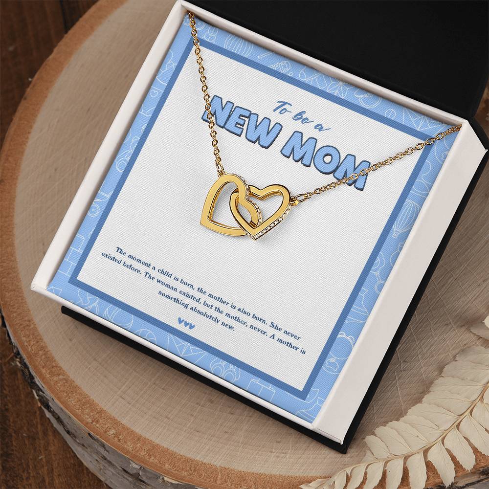 New Mommy To Be Mother'S Day Mommy To Be Gift Pregnant Necklace Interlocking Hearts Necklace