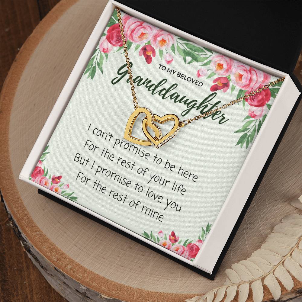Luxury Gift From Grandmother To Granddaughter - Interlocking Hearts Necklace