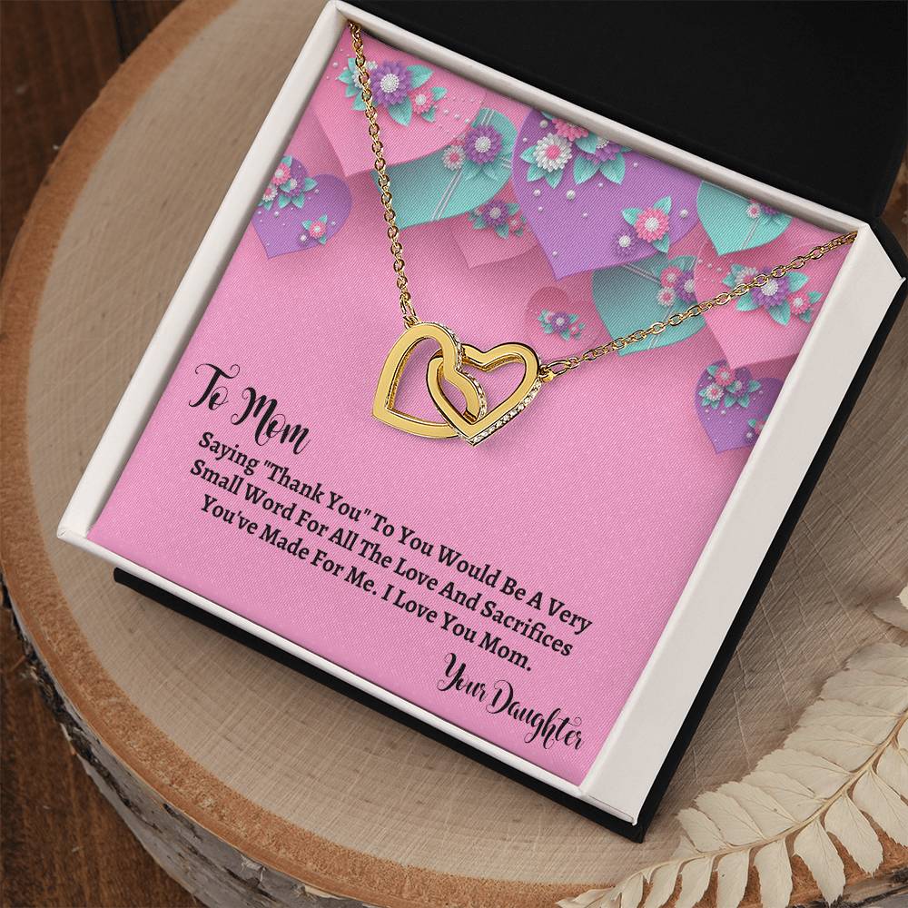 The Perfect Gift For Mom On Any Occasion Interlocking Hearts Necklace
