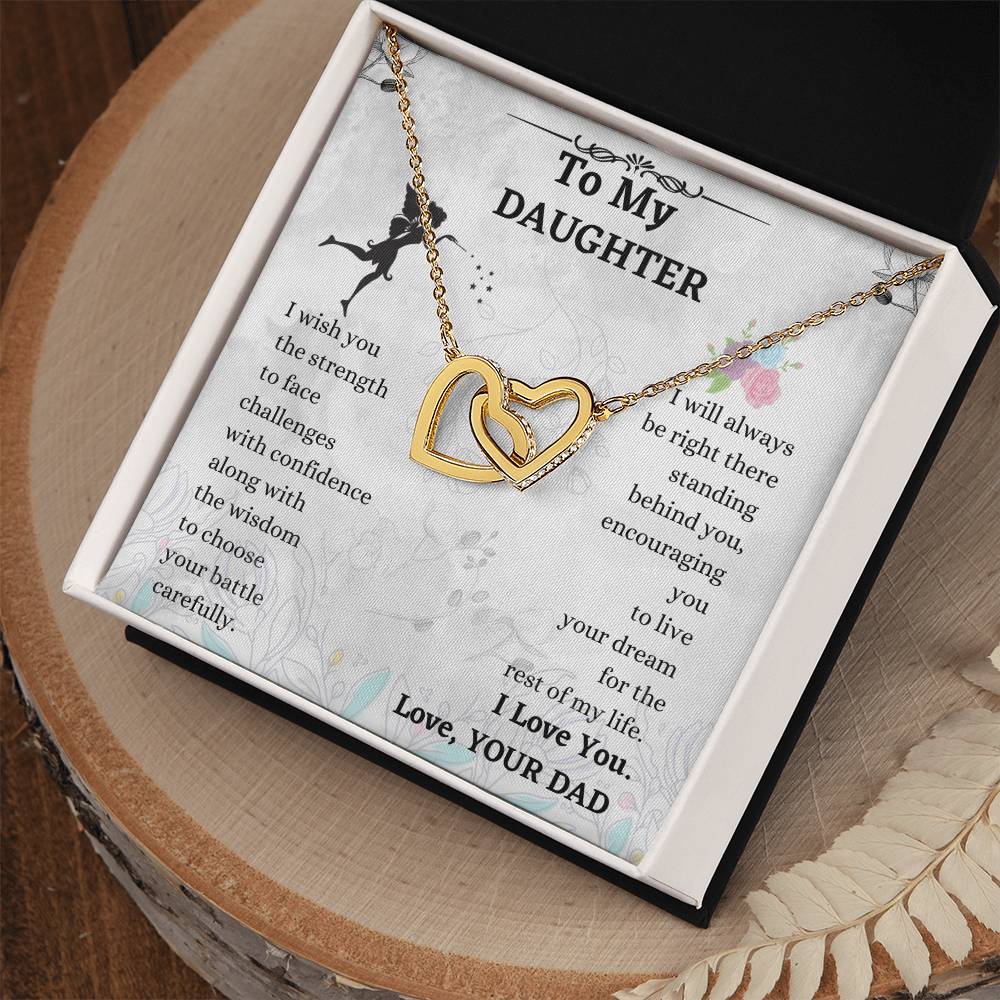 TO0951~1 Interlocking Hearts Necklace