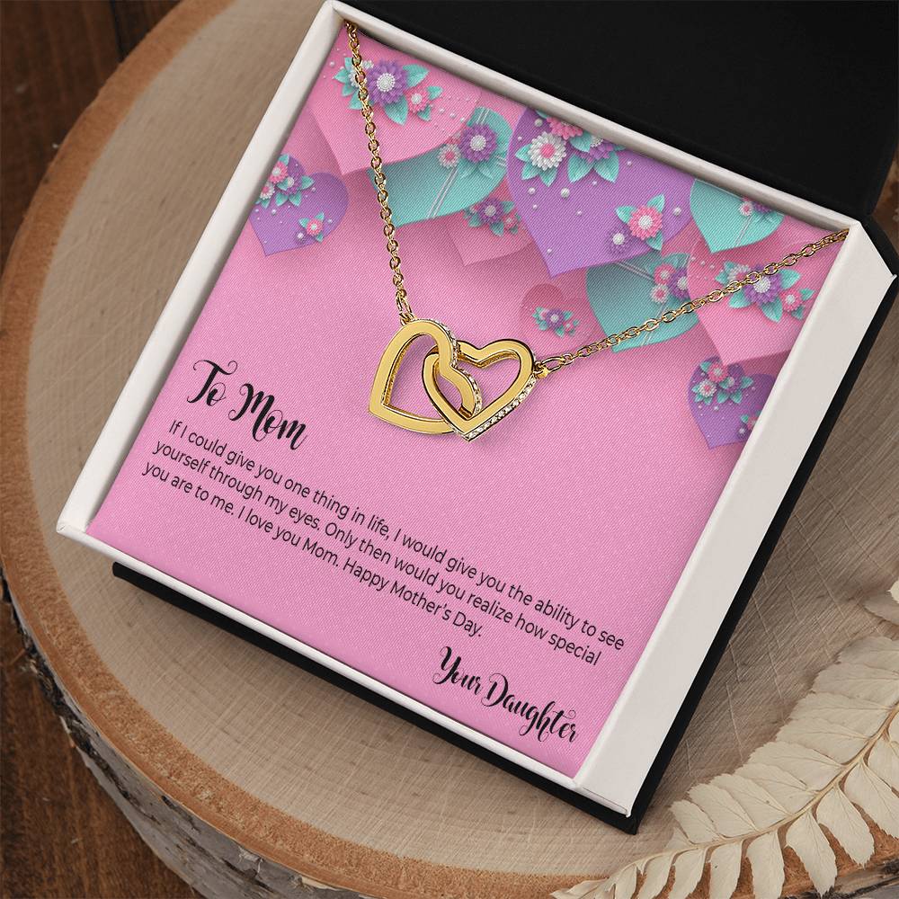 Give Your Mother The Necklace She Will Always Remember Interlocking Hearts Necklace