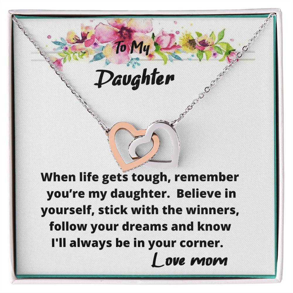 Follow Your Dreams Interlocking Hearts Necklace