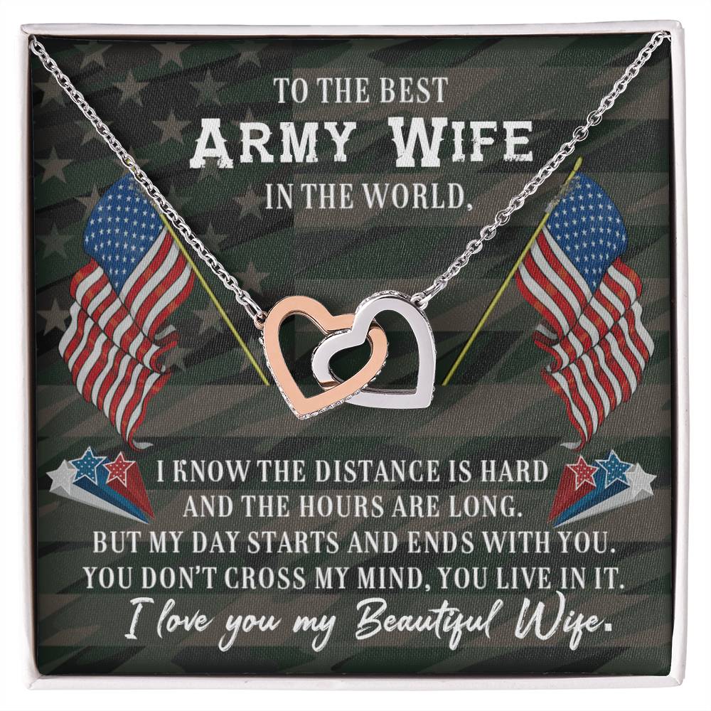 Interlocking Hearts Necklace Anniversary Gift For Wife Gift For Her From Husband Gift For Her Mothers Day Gift Valentines Day Gift Gifts For Wife Christmas Gift