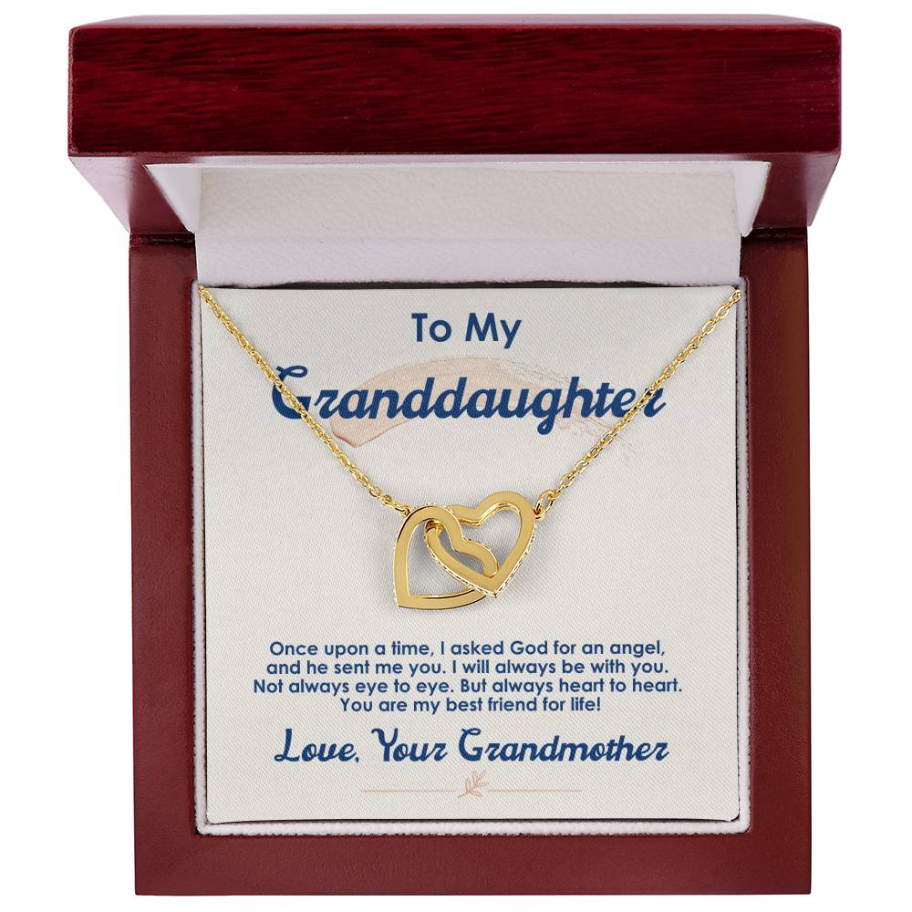 Collection Granddaughter - Always Heart To Heart - Necklace Interlocking Hearts Necklace