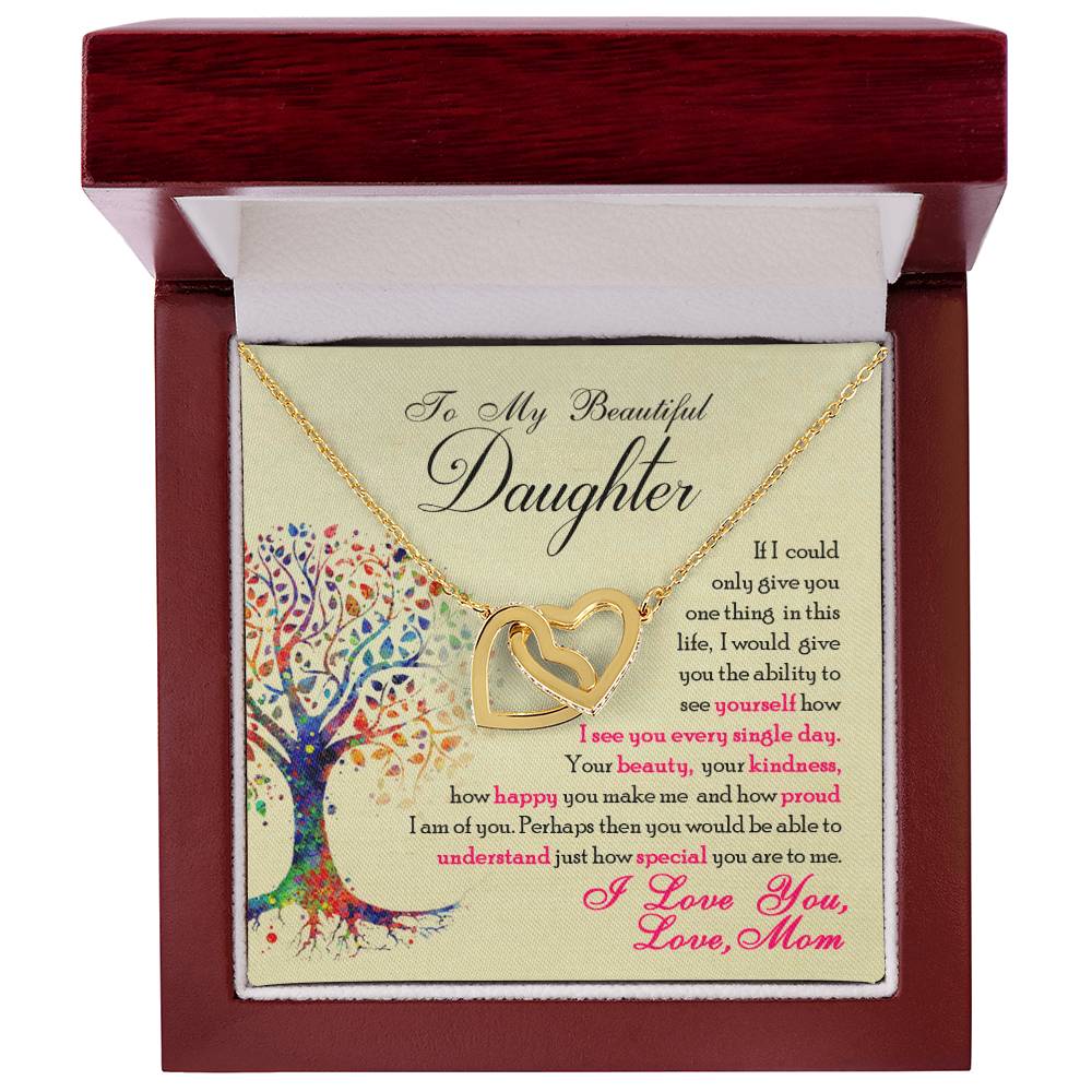 Collection Daughter - How Special You Are To Me - Necklace Interlocking Hearts Necklace