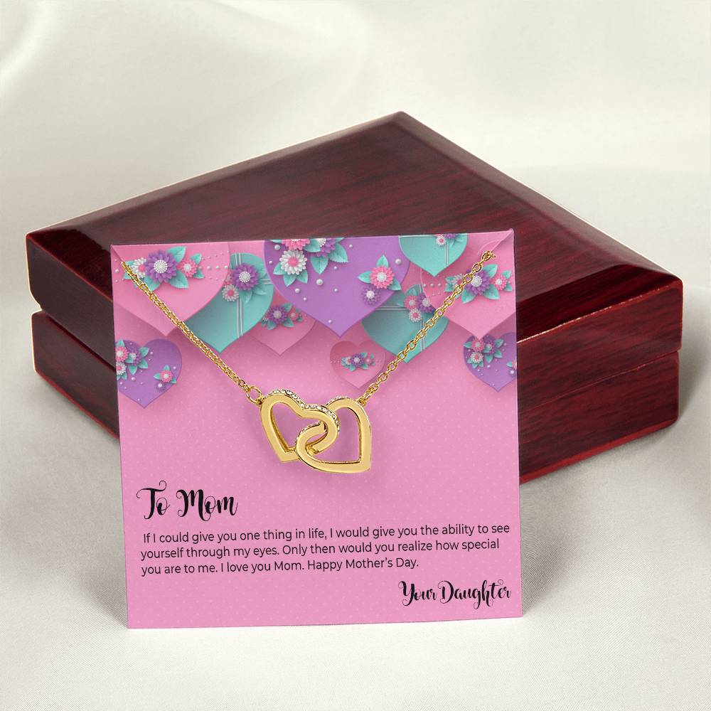 Give Your Mother The Necklace She Will Always Remember Interlocking Hearts Necklace