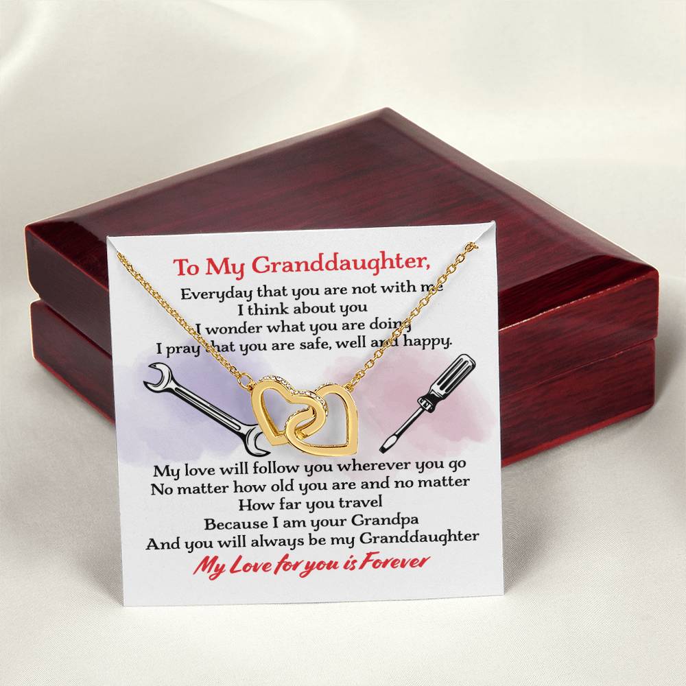 Mechanic'S Granddaughter - Interlocking Heart Necklace Interlocking Hearts Necklace