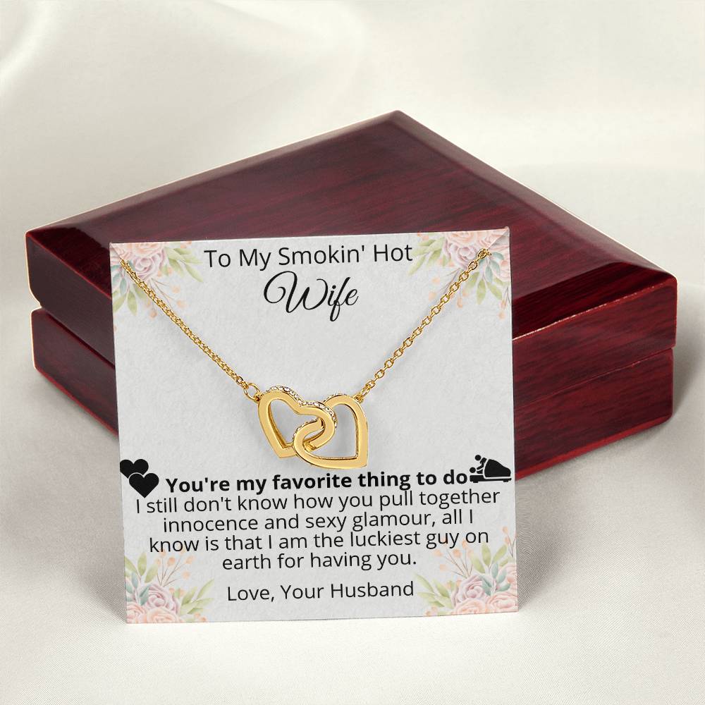 You'Re My Favorite Thing To Do - Interlocked Hearts Interlocking Hearts Necklace