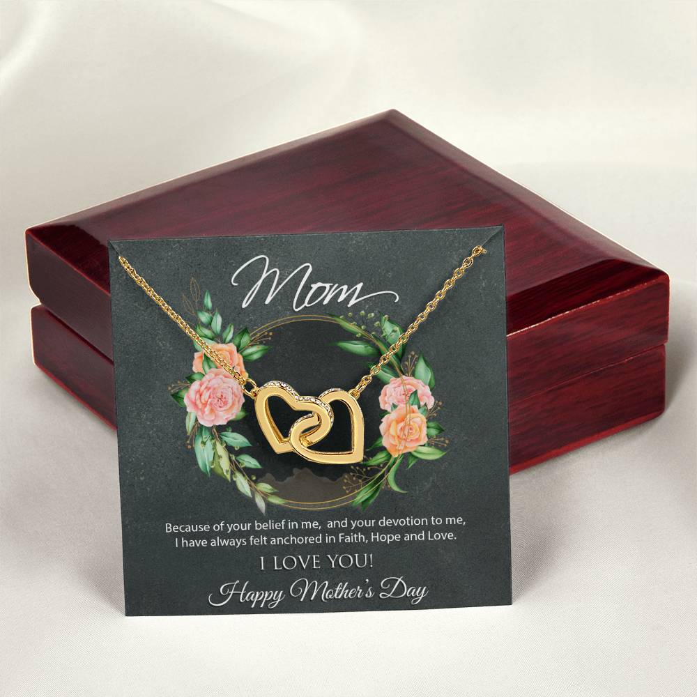 Interlocking Hearts Mother'S Day Necklace Interlocking Hearts Necklace